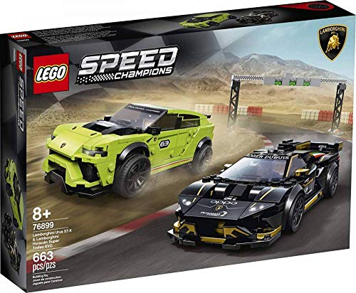 LEGO Speed Champions Lamborghini Urus ST-X and Lamborghini Huracán Super Trofeo EVO 76899
