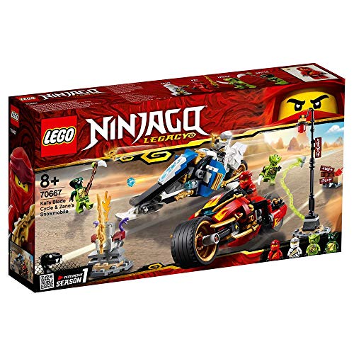 LEGO Ninjago Legacy Kai's Blade Cycle & Zane's Snowmobile 70667