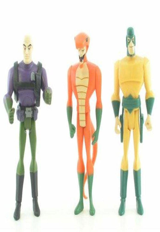 Lex Luthor Copperhead Mirror Master 3-Pack DC Justice League Unlimited
