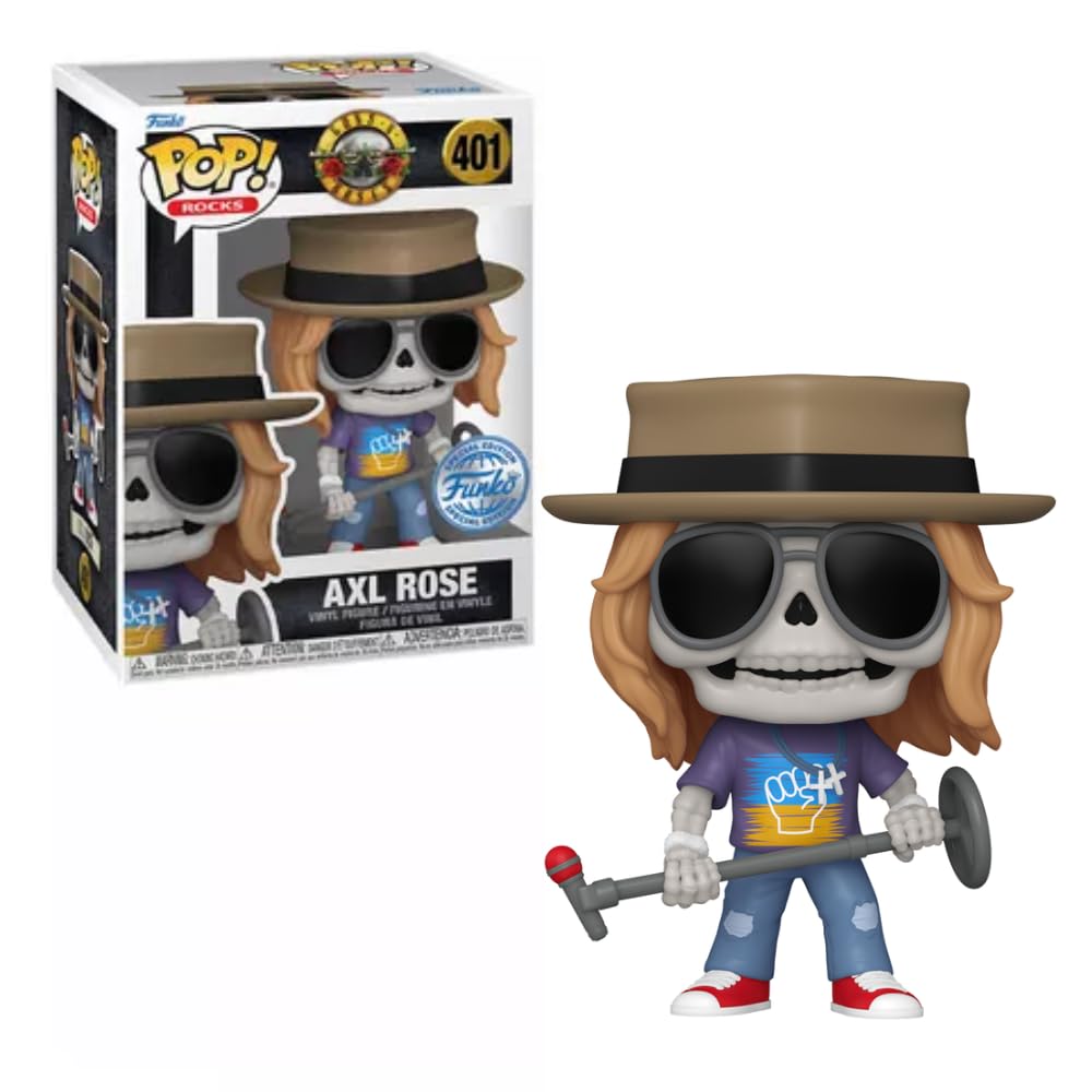 Funko POP! Rocks! Guns'N Roses Axl Rose (Skeleton) #401 Exclusive