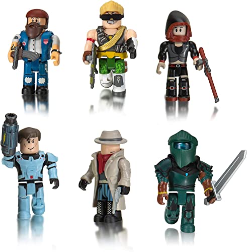 Roblox Action Collection - Q-Clash Six Figure Pack [Includes Exclusive Virtual Item]