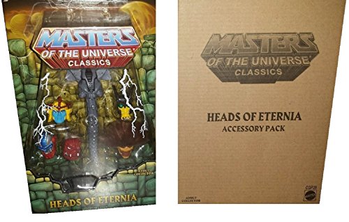 Masters of the Universe Heads of Eternia Accessory Pack - includes alternate heads for Grizzlor, Buzz-Off, Sy-Klone, Roboto, Snout Spout, and Clawful