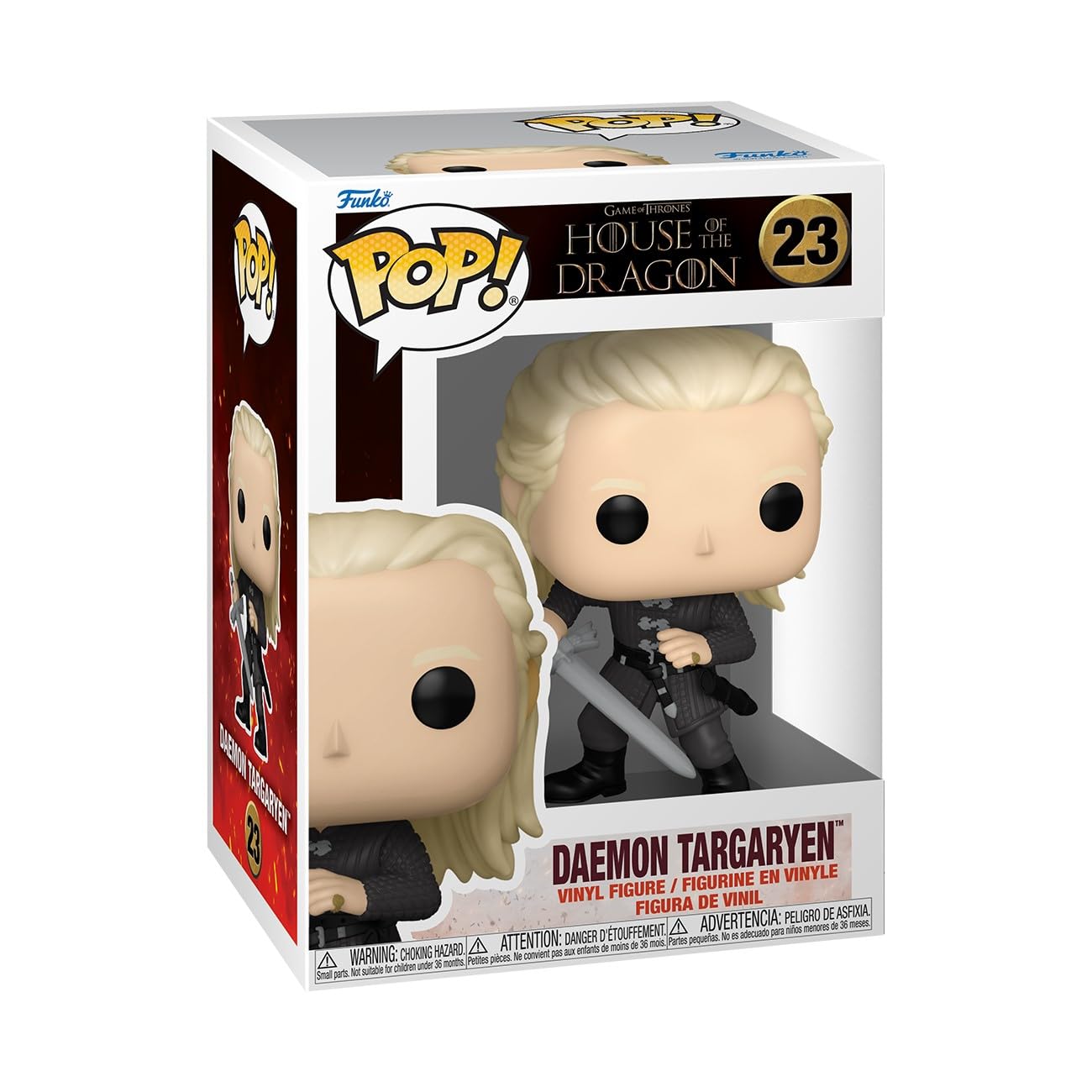 Funko Pop Television: House of The Dragon - Daemon Targaryen - Collectable Vinyl Figure - Gift Idea - Official Merchandise - Toys for Kids & Adults - Fantasy Fans