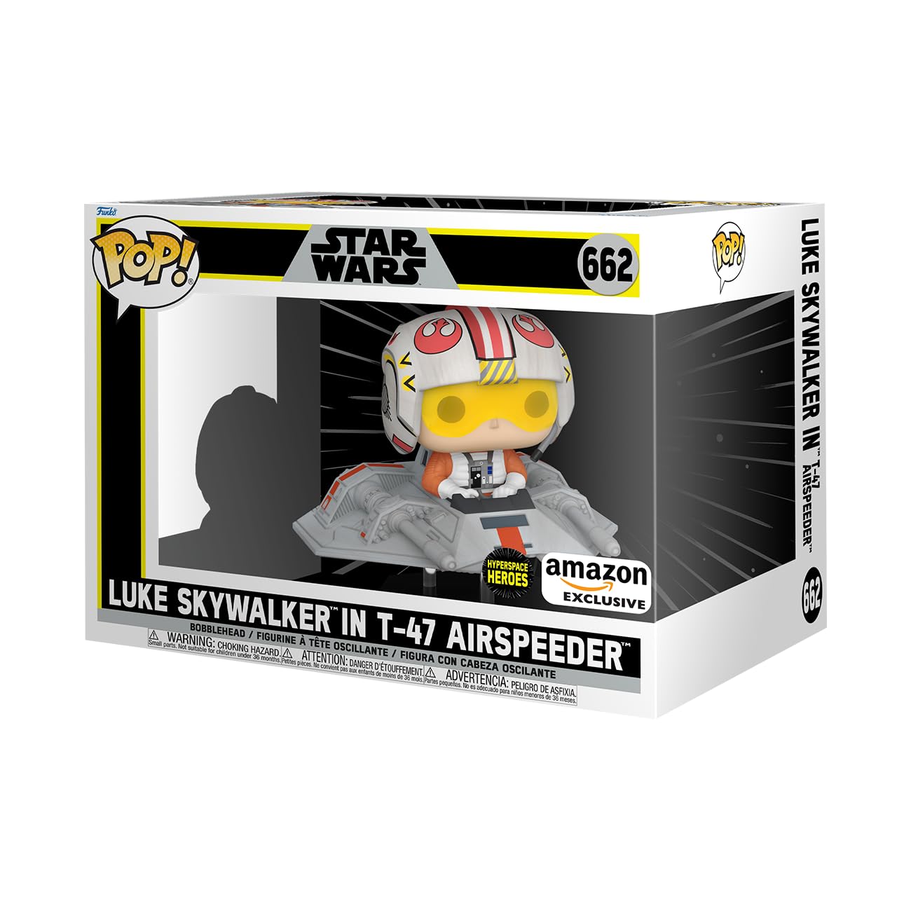 Funko POP! Rides: Star Wars - Luke in T-47 Airspeeder - Collectable Vinyl Figure - Gift Idea - Official Merchandise - for Kids & Adults - Movies Fans - Model Figure for Collectors
