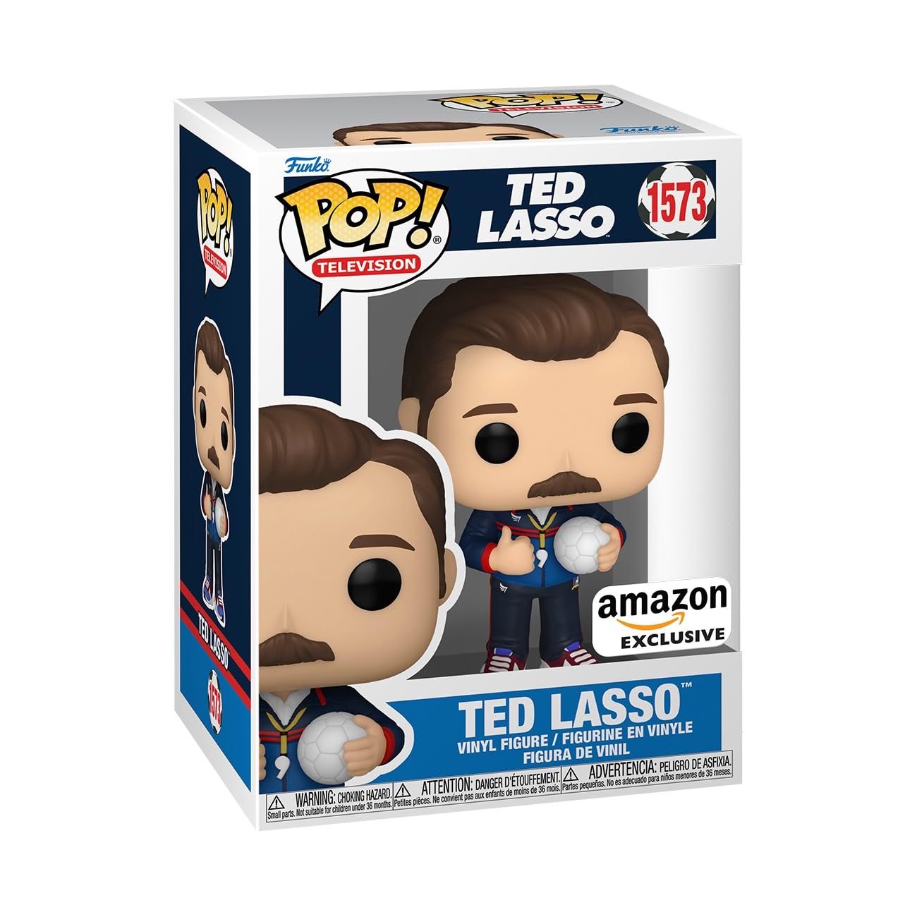 Funko POP! TV: Ted Lasso - Ted with Ball - Collectable Vinyl Figure - Gift Idea - Official Merchandise - for Kids & Adults - TV Fans - Model Figure for Collectors and Display
