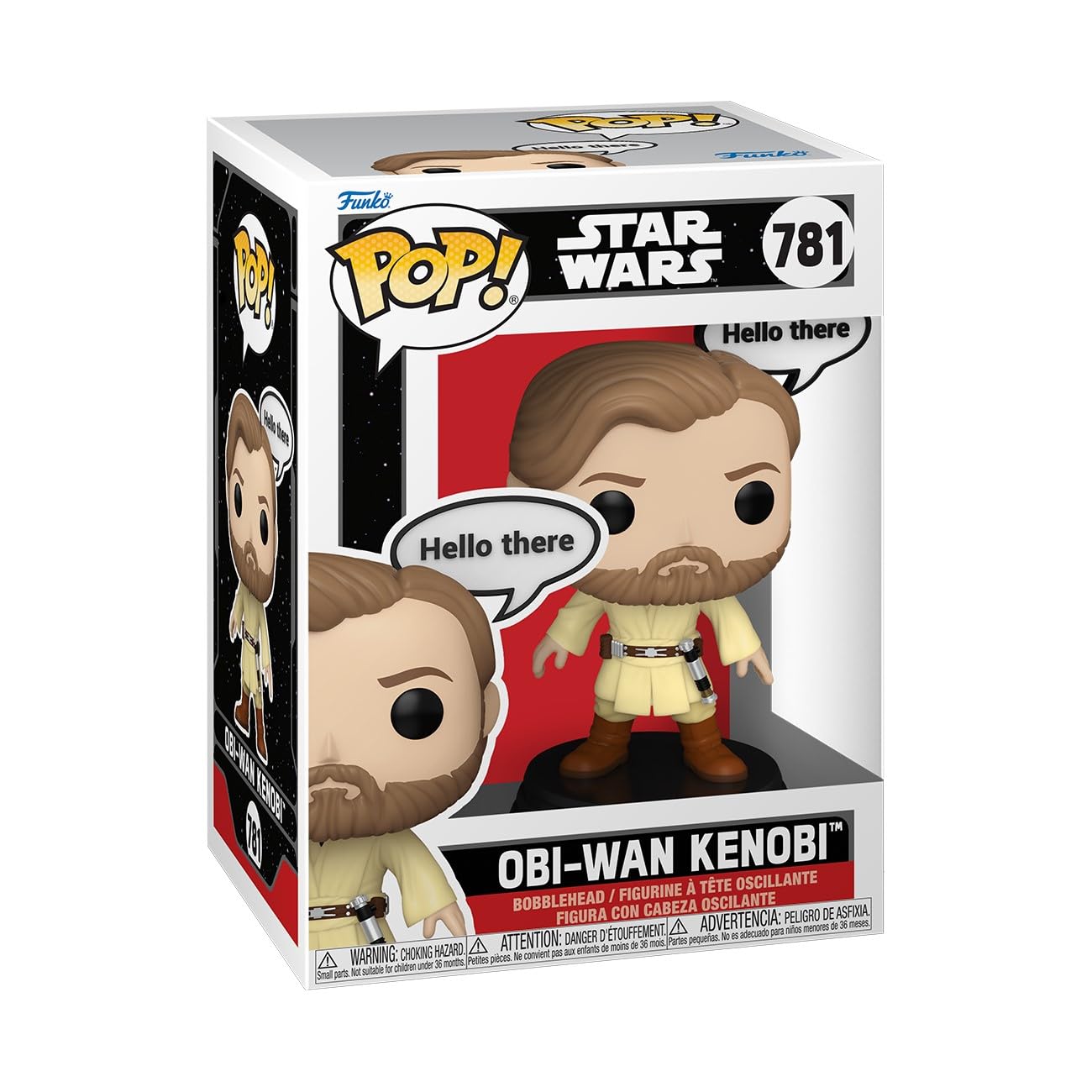 Funko Pop Star Wars: Sayings - OBI-Wan Kenobi - Collectable Vinyl Figure - Gift Idea - Official Merchandise - Toys for Kids & Adults - Sci-Fi Fans - Model Figure for Collectors and Display