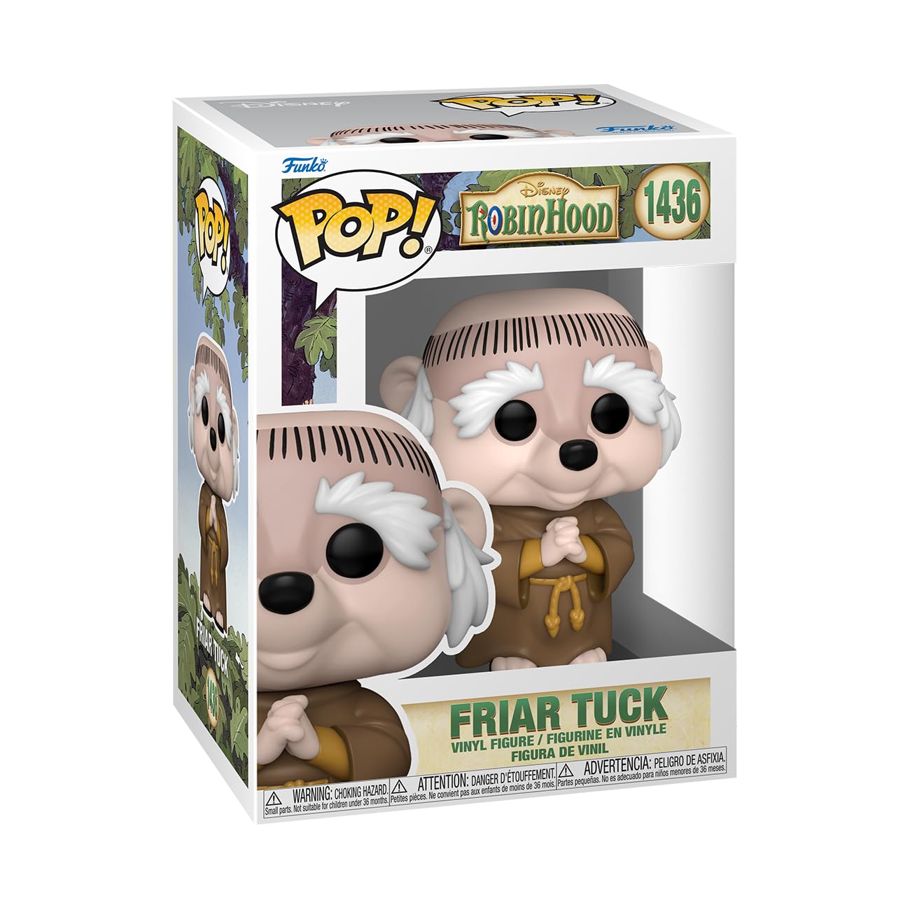 Funko POP! Disney: Robin Hood - Friar Tuck - Collectable Vinyl Figure - Gift Idea - Official Merchandise - for Kids & Adults - Movies Fans - Model Figure for Collectors and Display