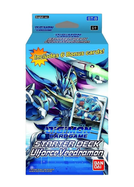 Digimon Card Game: Ulforce Veedramon Starter Deck Display of 6 - Starter Deck 08: Ulforce Veedramon (ST-8)