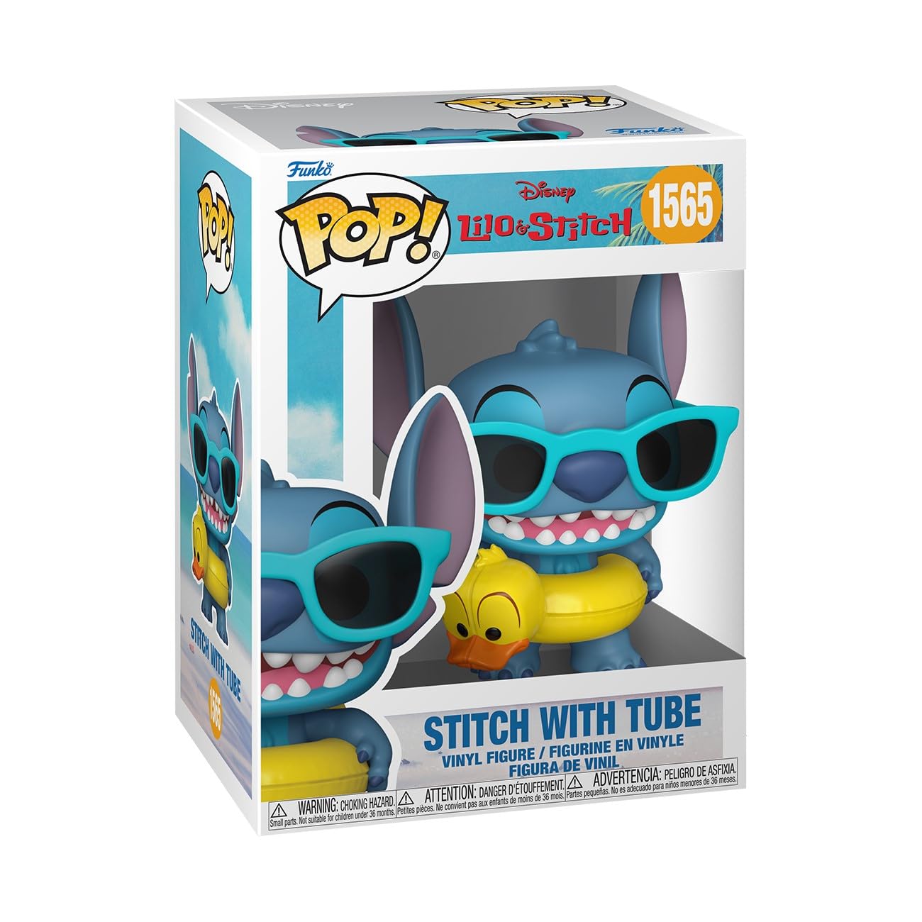 Funko Pop Disney: Lilo and Stitch - Stitch with Tube - Collectable Vinyl Figure - Gift Idea - Official Merchandise - Toys for Kids & Adults - Cartoon/Animation Fans - Model Figure for Collectors