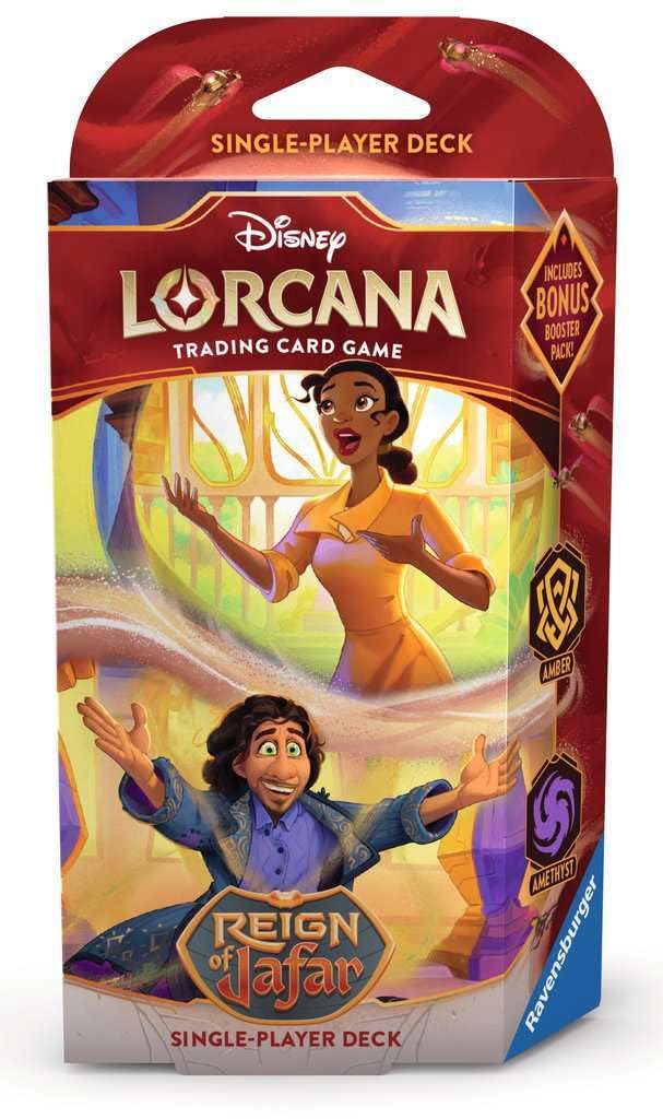 Disney Lorcana: Reign of Jafar Starter Deck (Amber & Amethyst) - Reign of Jafar (Set 8)