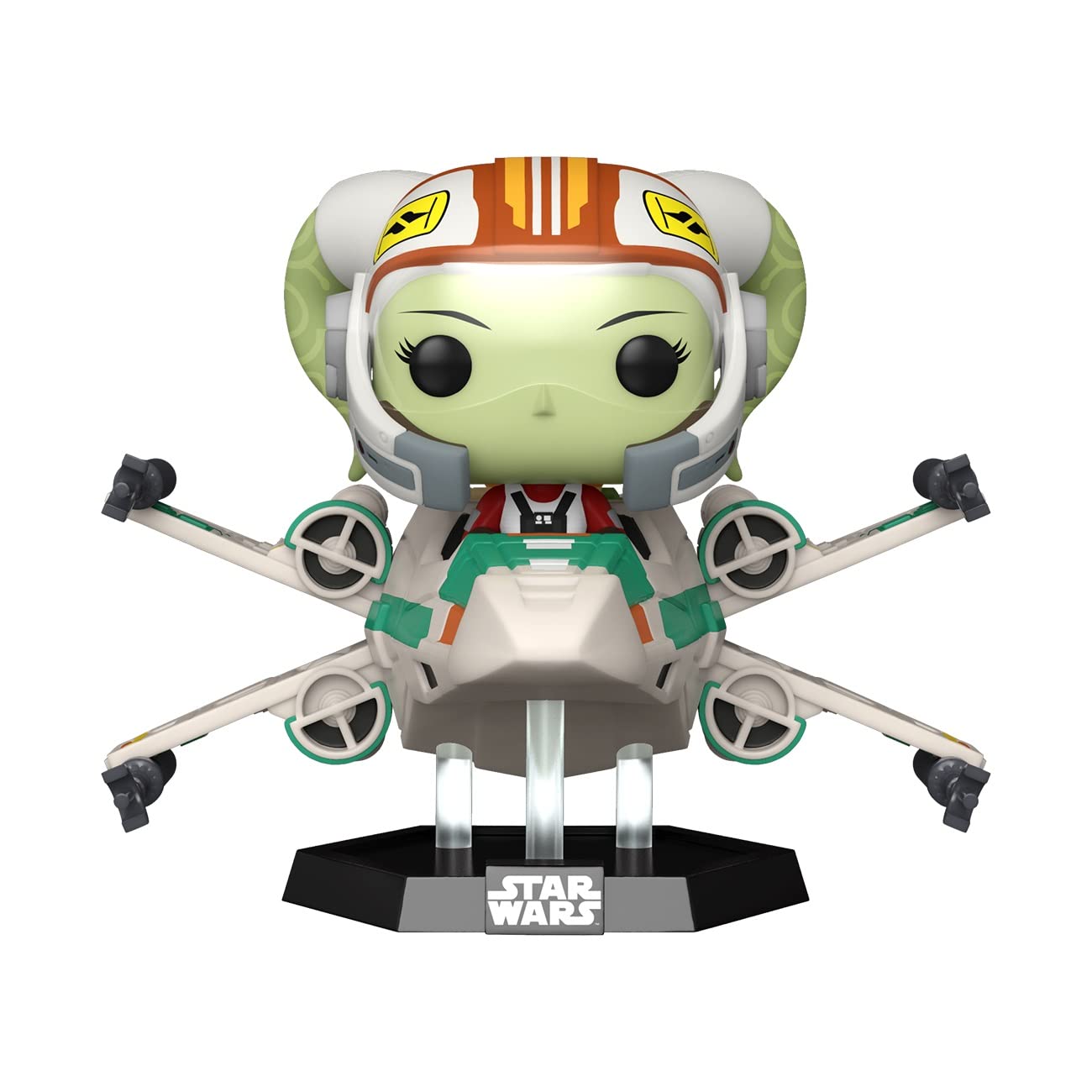 Funko Pop! Ride Super Deluxe: Star Wars Rebels Hyperspace Heroes - Hera Syndulla in X-Wing Starfighter, Amazon Exclusive