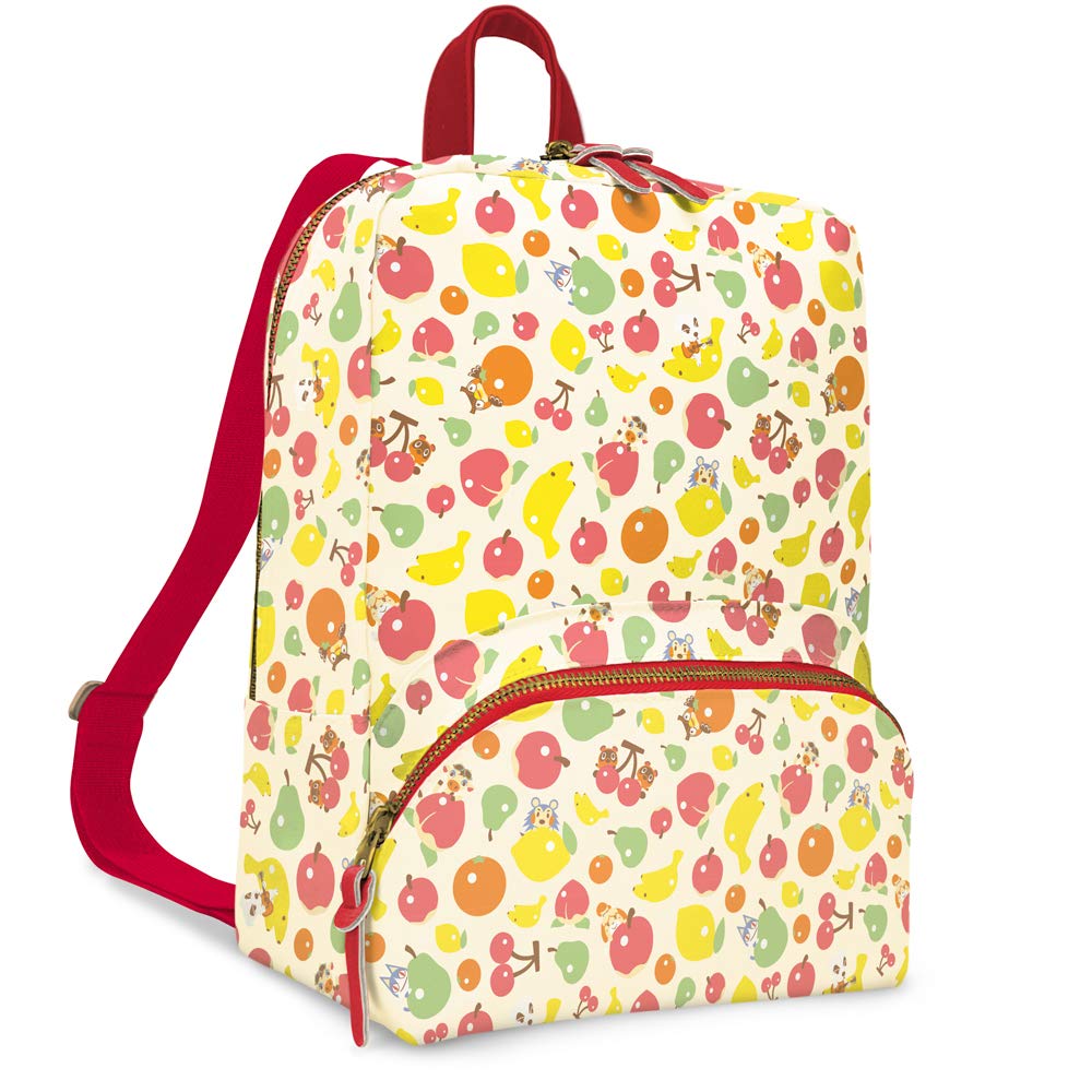Controller Gear Animal Crossing - Small Backpack Mini Bookbag Travel Bag for Nintendo Switch Console & Accessories - Fruit Pattern