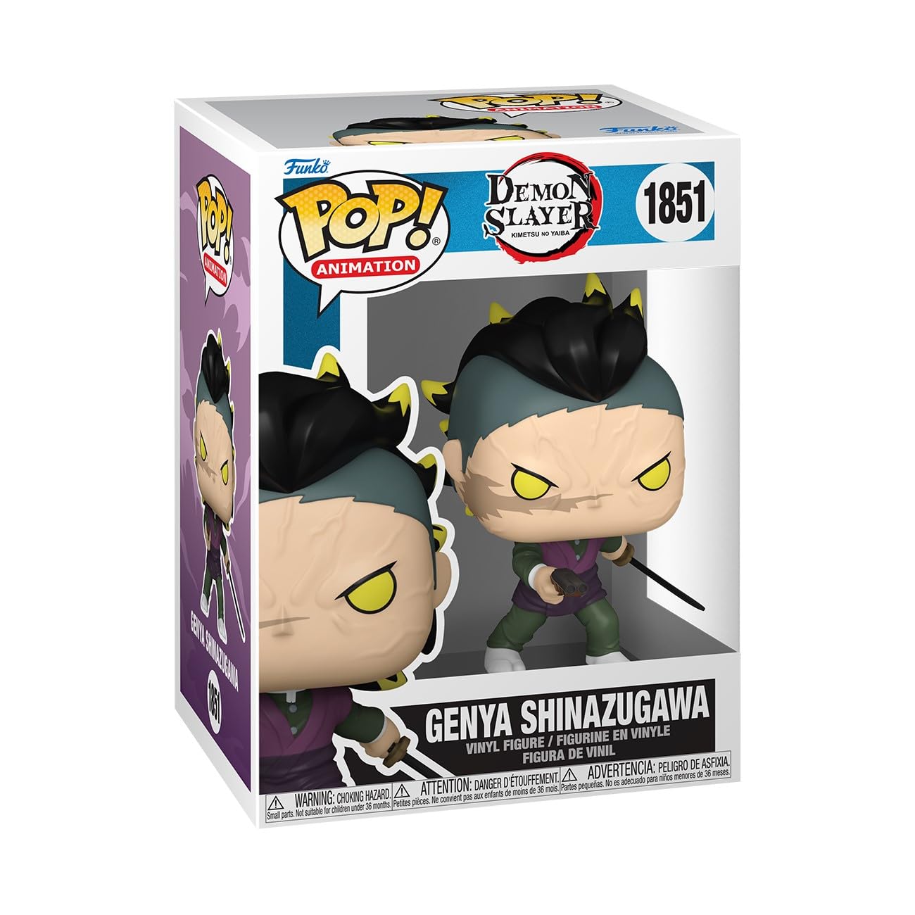 Funko Pop Animation: Demon Slayer - Genya - (Demon Form) - Collectable Vinyl Figure - Gift Idea - Official Merchandise - Toys for Kids & Adults - Anime Fans - Model Figure for Collectors