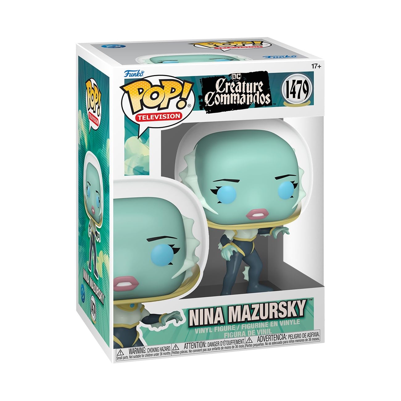 Funko Pop TV: Creature Commandos - Nina Mazursky - DC Comics - Collectable Vinyl Figure - Gift Idea - Official Merchandise - Toys for Kids & Adults - Superheroes Fans - Model Figure for Collectors