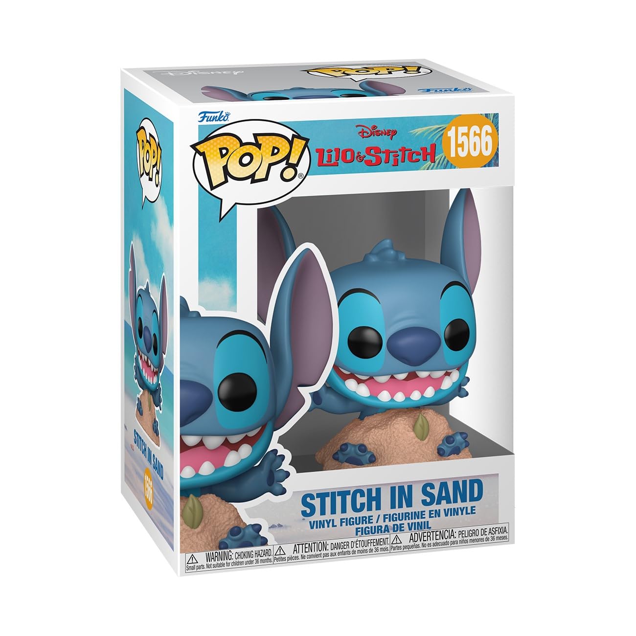 Funko Pop Disney: Lilo and Stitch - Stitch in Sand - Collectable Vinyl Figure - Gift Idea - Official Merchandise - Toys for Kids & Adults - Cartoon/Animation Fans - Model Figure for Collectors