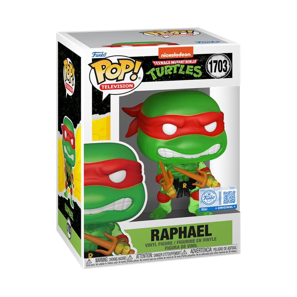 Funko POP! TMNT Ninja Turtles Mutant Raphael Translucent Green #1703
