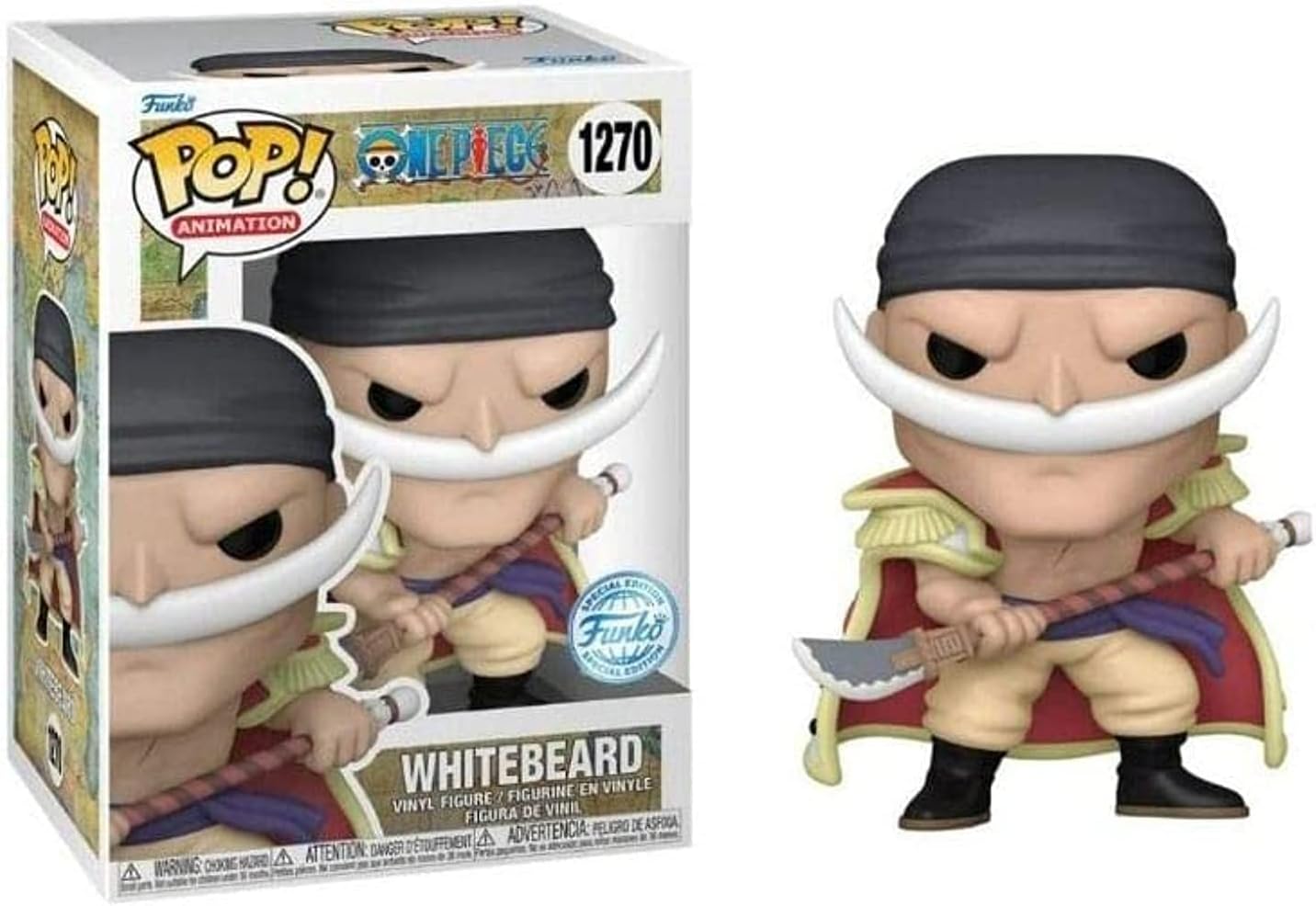 One Piece Bundle - Luffytaro, Red Hawk Luffy, Jinbe, Whitebeard, Trafalgar Law Funko POP!