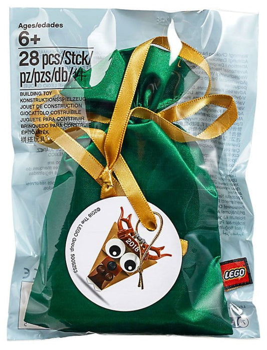 LEGO Reindeer Christmas Ornament 2018 5005253