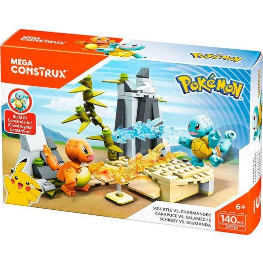 Mega Construx Pokemon Squirtle vs. Charmander [Amazon Exclusive]