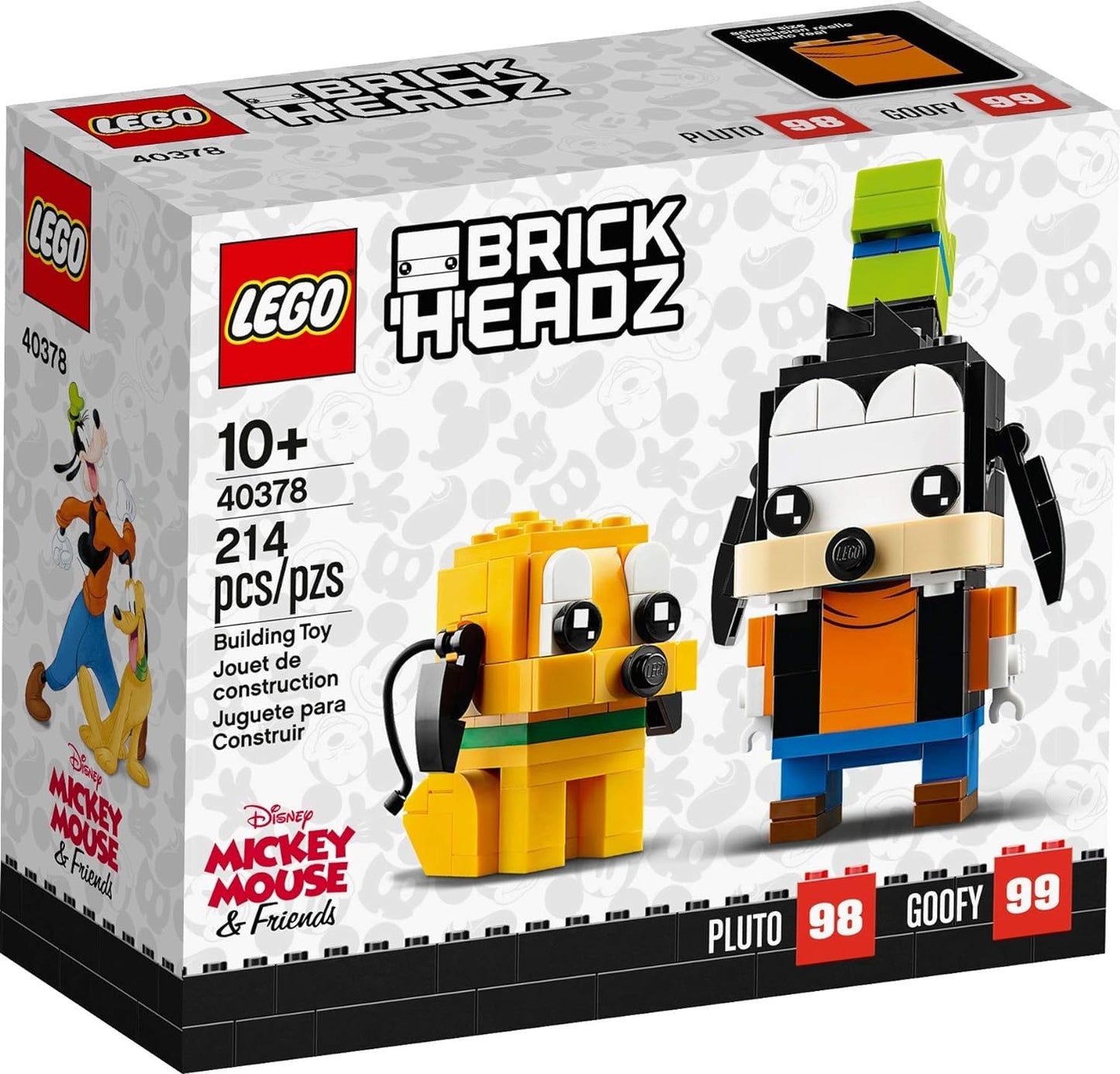 LEGO Disney Brick Headz Pluto Goofy 40378