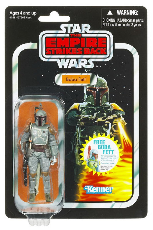 Star Wars 3.75 Vintage Figure Boba Fett