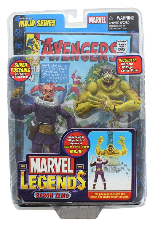 Toybiz Marvel Legends Unmasked Baron Zemo Series 14 Action Figure