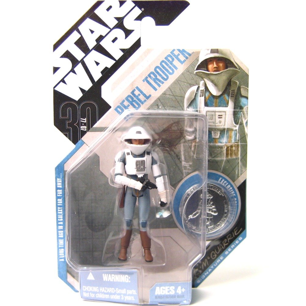 Star Wars, 30th Anniversary, McQuarrie Concept Rebel Trooper Action Figure #09 [Silver Coin], 3.75 Inches