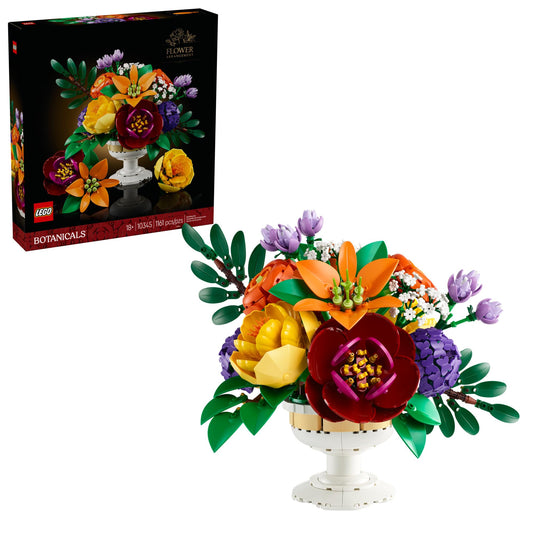 LEGO Botanicals Flower Arrangement Artificial Flowers 10345