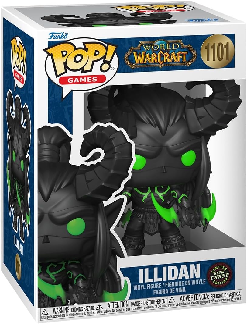 Funko POP! Games World of Warcraft CHASE Illidan #1101 Glow