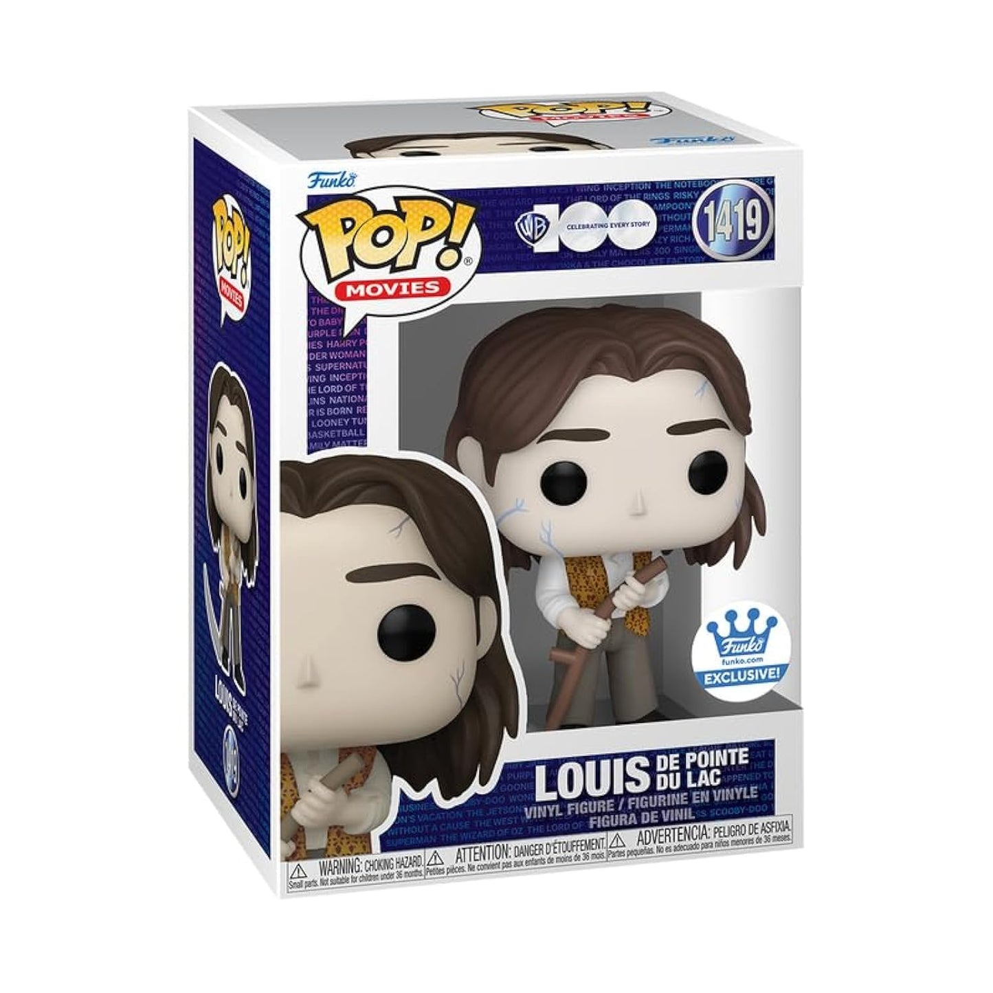 Funko Pop! Movies: WB100 Interview with a Vampire - Louis De Pointe Du Lac with Scythe Shop Exclusive