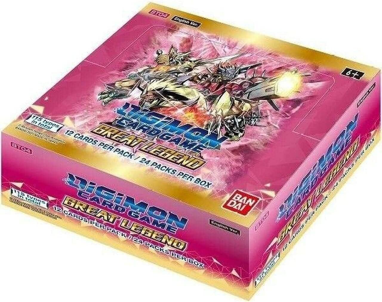Digimon Card Game: Great Legend Booster Box - Great Legend (BT04)