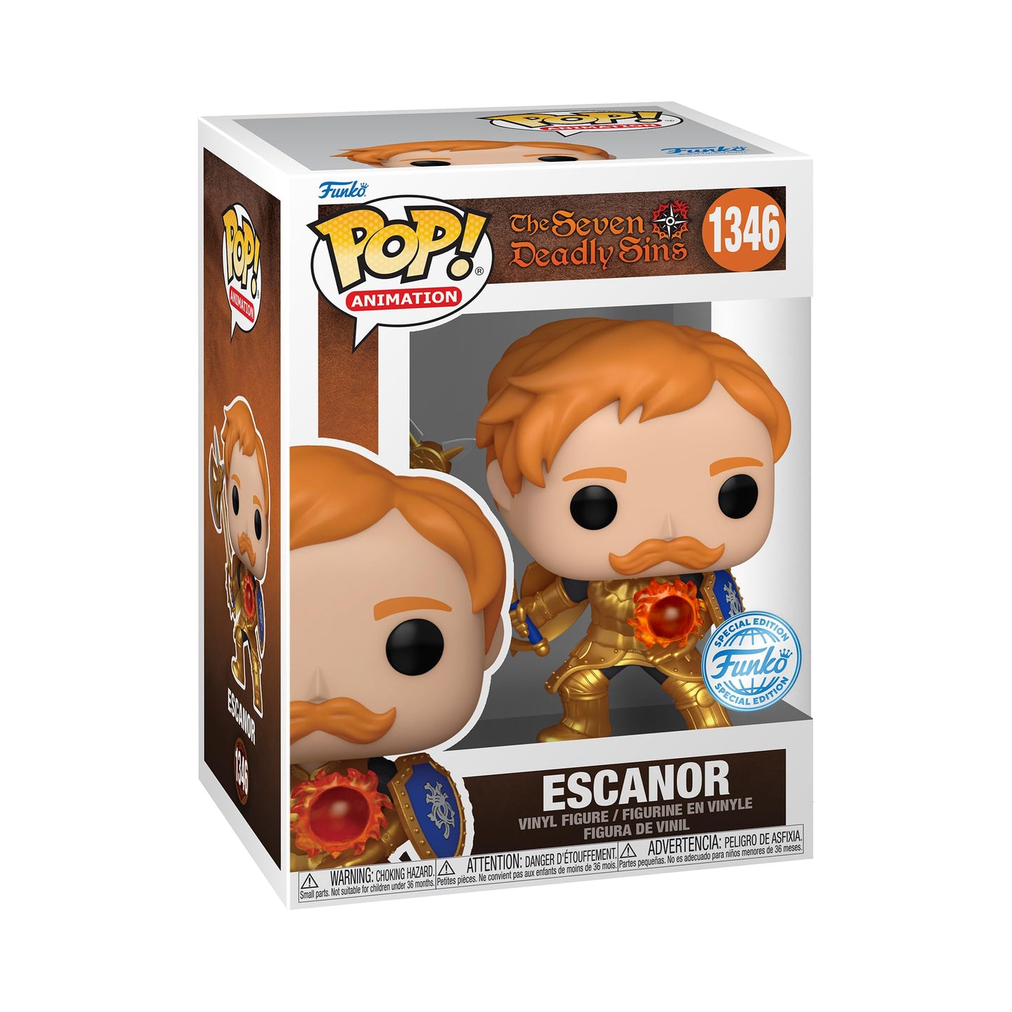 Funko POP! Animation The Seven Deadly Sins Escanor #1346 Chalice Collectibles