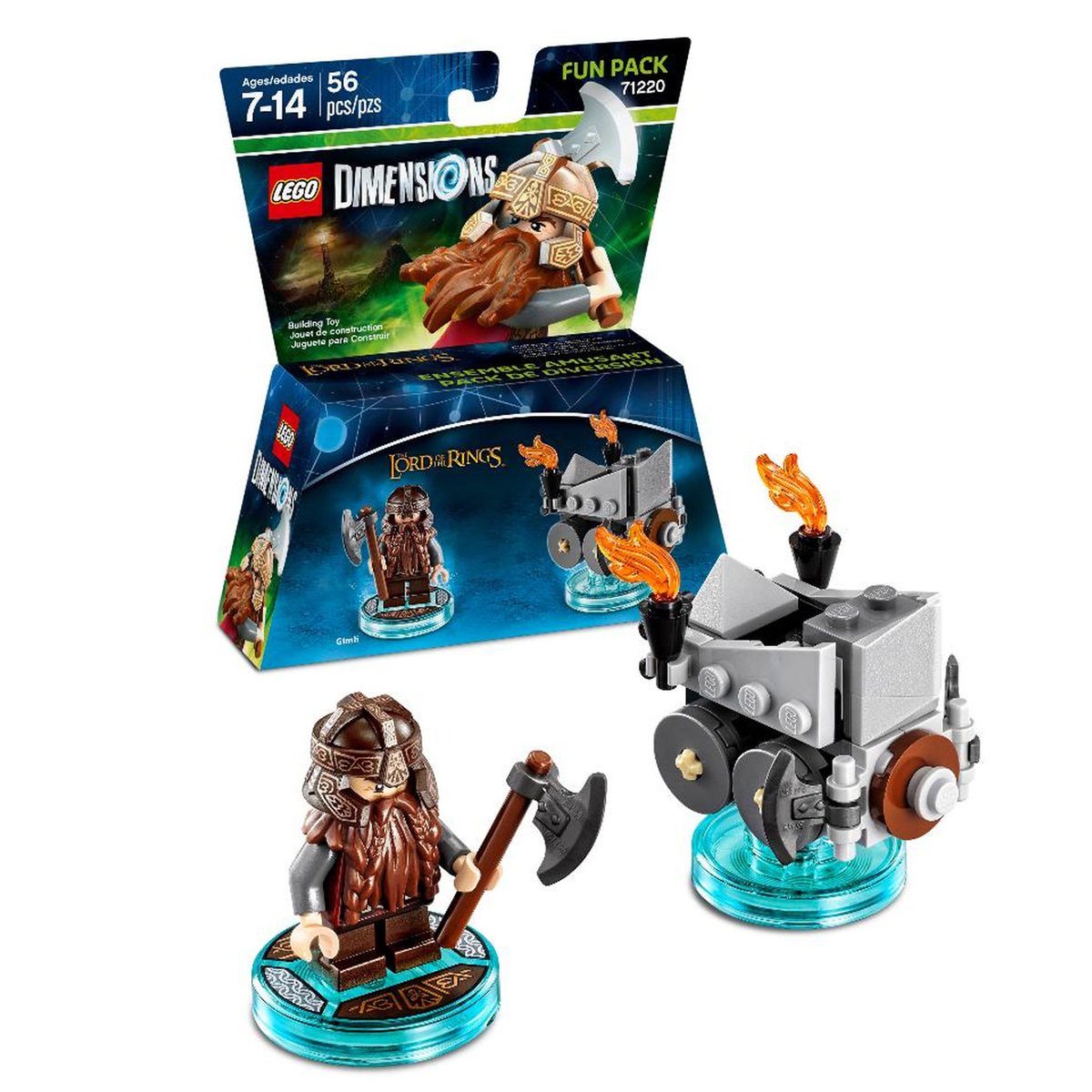 LEGO Dimensions Lord Of The Rings Gimli Fun Pack 71220