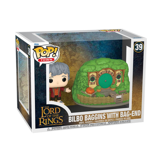 Funko Pop! Town: The Lord of The Rings - Bilbo Baggins with Bag-End