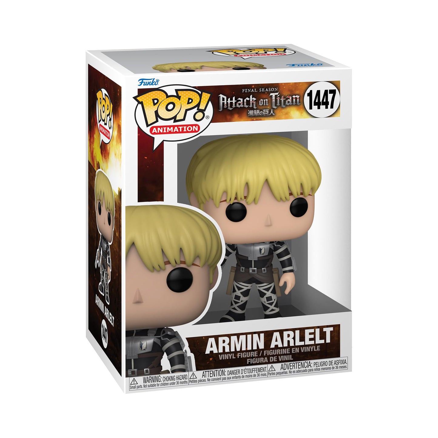 Funko POP! Animation - Attack on Titan - Armin Arlelt #1447 [Gun]