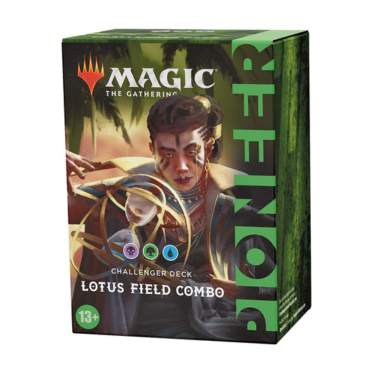 Magic: The Gathering Pioneer Challenger Deck 2021 - Lotus Field Combo (Black-Green-Blue), 13+ years