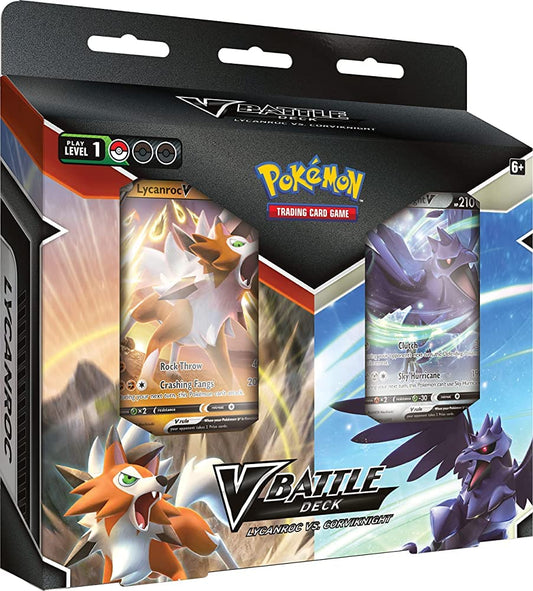 Pokemon TCG: V Battle Deck Bundle [Lycanroc V / Corviknight V] - Miscellaneous Cards & Products