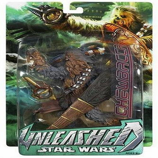 Star Wars Unleashed 9" Inch Figure Statue CHEWBACCA Hasbro 2005
