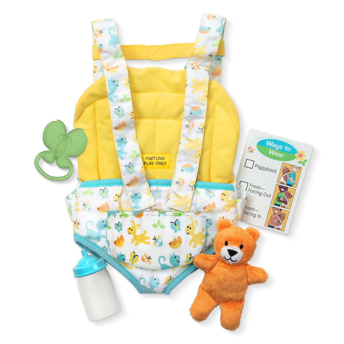 Melissa & Doug Mine to Love Carrier Pretend Play Set for Baby Dolls