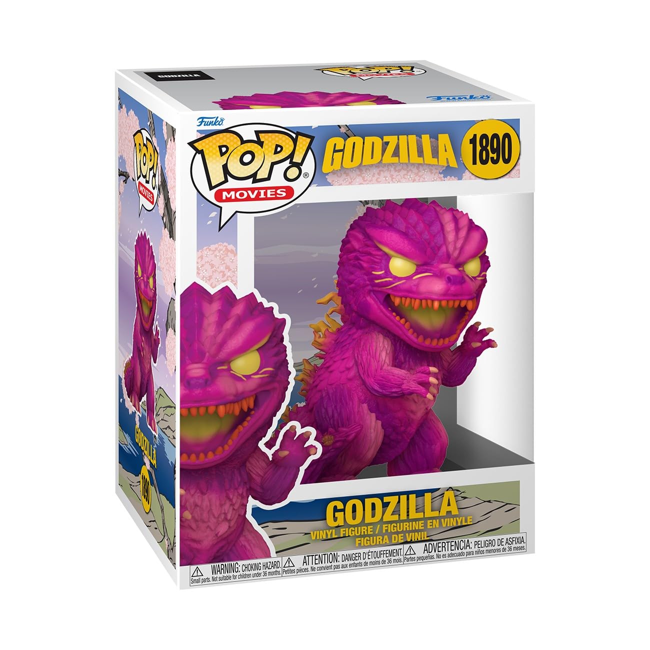 Funko Pop! Premium: Godzilla - Retro Futurism Pink Godzilla - Collectable Vinyl Figure - Gift Idea - Official Merchandise - Toys for Kids & Adults - Movies Fans