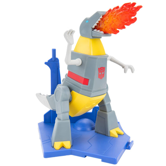 Zoteki Transformers Grimlock - 4” Collectible Figure - Collect All Series 1: Fan Favorite Characters Optimus Prime, Megatron, Starscream, Soundwave, Grimlock, Bumblebee, Mystery Chase Variant