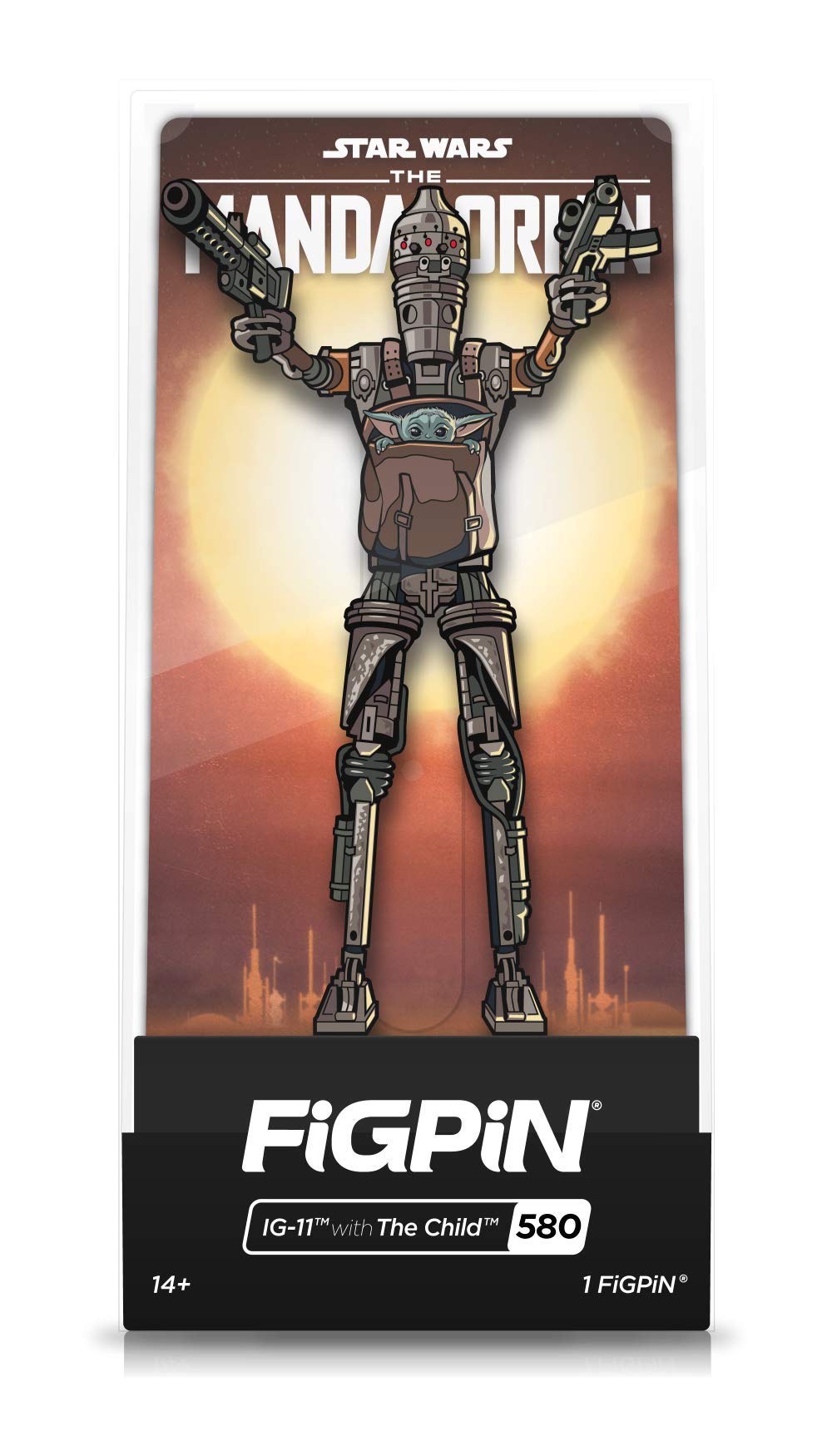 FiGPiN Star Wars The Mandalorian - IG-11 with The Child #580