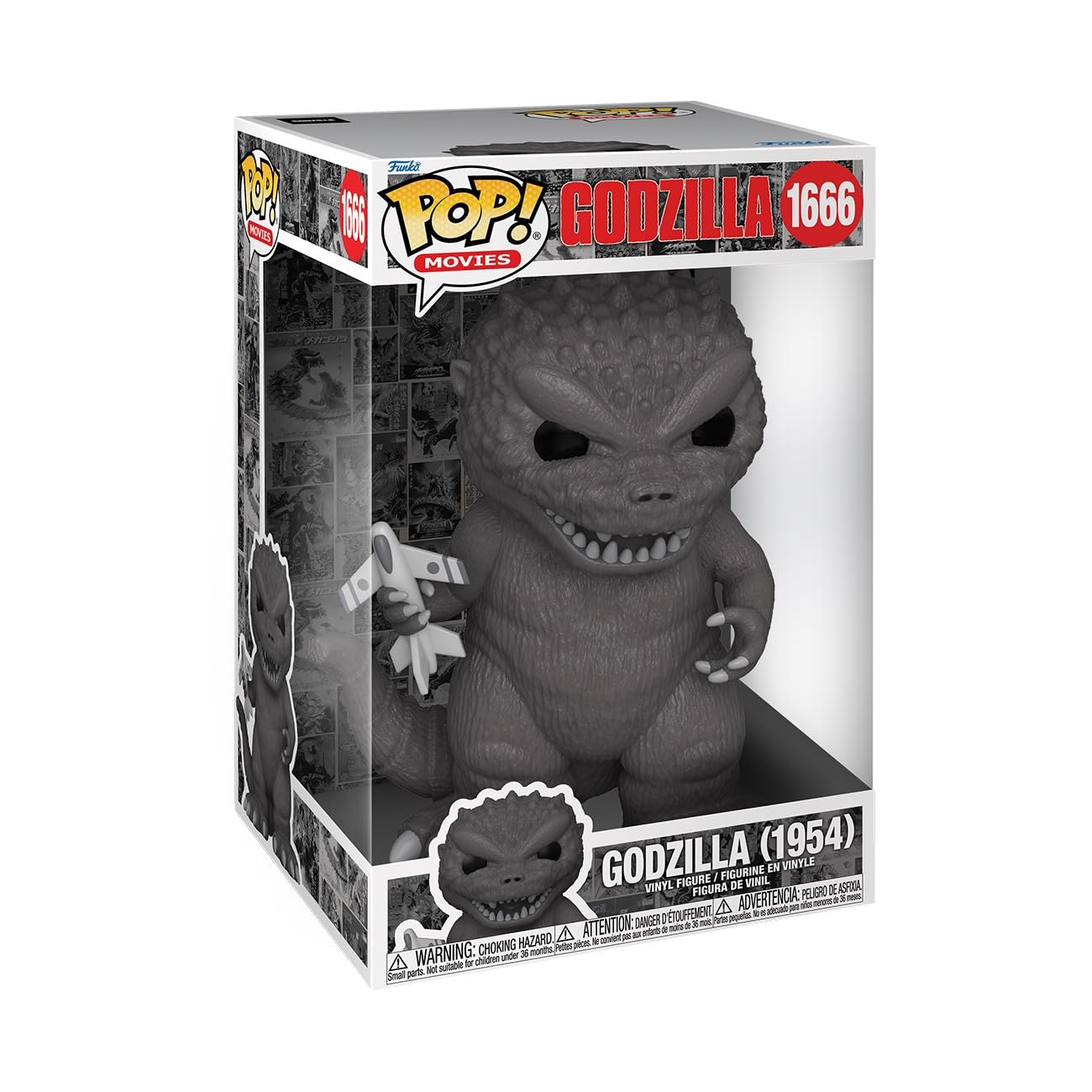 Funko POP Jumbo: Godzilla 70th Anniversary - Godzilla 1954 - Collectable Vinyl Figure - Gift Idea - Official Merchandise - for Kids & Adults - Movies Fans - Model Figure for Collectors and Display