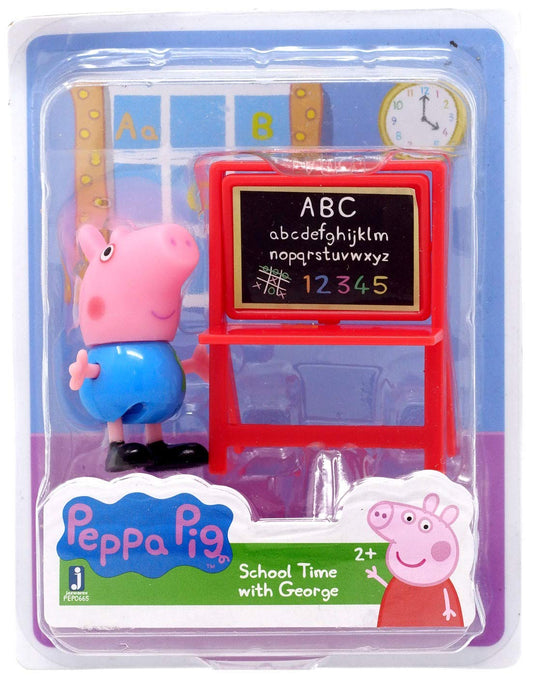 Peppa Pig - School Time with George Character Figure with Chalk Board Accessory