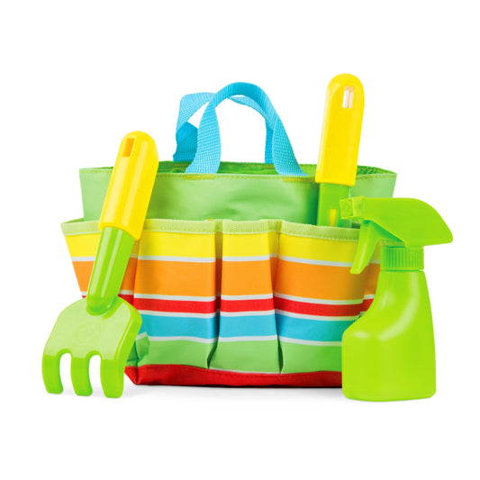 Melissa & Doug Sunny Patch Giddy Buggy Toy Gardening Tote Set with Tools