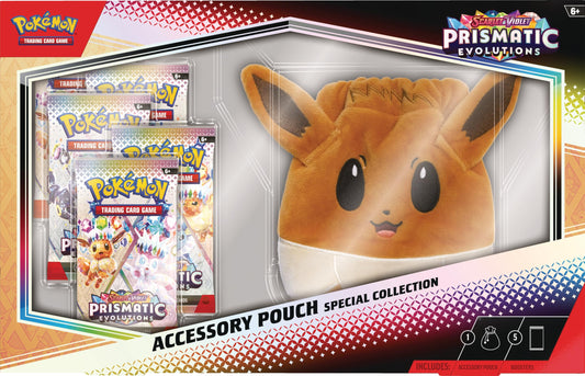 Pokemon TCG: Prismatic Evolutions Accessory Pouch Special Collection - SV: Prismatic Evolutions