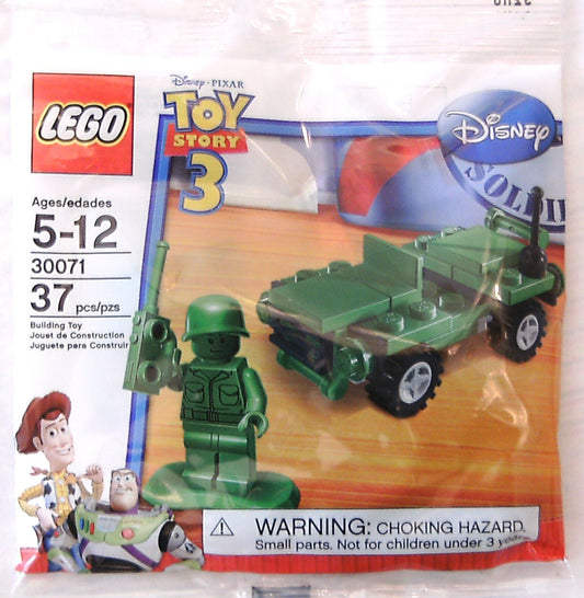 LEGO Toy Story 3 ARMY MAN & JEEP Minifigure Bag 30071