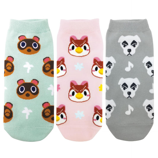 Controller Gear Animal Crossing: New Horizons Local Celebrity - 3 Pack Ankle Socks