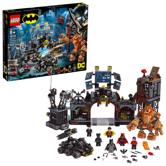 LEGO Super Heroes Batman Batcave Clayface Invasion 76122