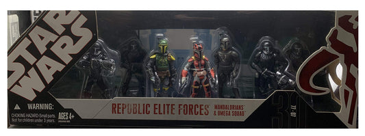 Star Wars 30th Anniversary Exclusives Boxed Elite Republic Forces Omega Squad